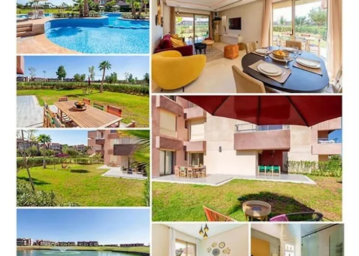 Luxurious Apartment Marrakech With Pool, Golf, Private Garden