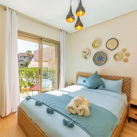 Luxurious Apartment Marrakech With Pool, Golf, Private Garden Marraquexe Exterior foto